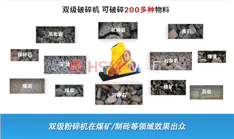 建筑垃圾粉碎機 煤礦井下填充粉碎機無篩底不堵機 易維護 粉塵少